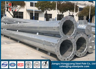 HDG Polo tubular de aço para a transmissão de energia e a distribuição com revestimento de zinco