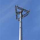 conexão da flange das torres da telecomunicação da altura de 30m para transmitir com as plataformas