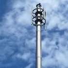 Torres poligonais de Telecomminication da transmissão do sinal com antena Q345