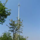 torre de comunicação móvel poligonal da conexão da flange de 30m com aço Q235/Q345