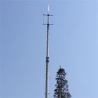 torre de comunicação móvel poligonal da conexão da flange de 30m com aço Q235/Q345