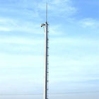 Torre de aço de Pólo da telecomunicação poligonal com conexão interna da flange