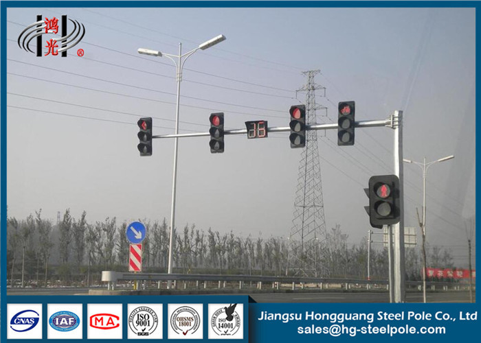 Cargos de sinal da rua da estrutura de Polo do sinal de estrada da lâmpada do tráfego acima da taxa de penetração de 95%